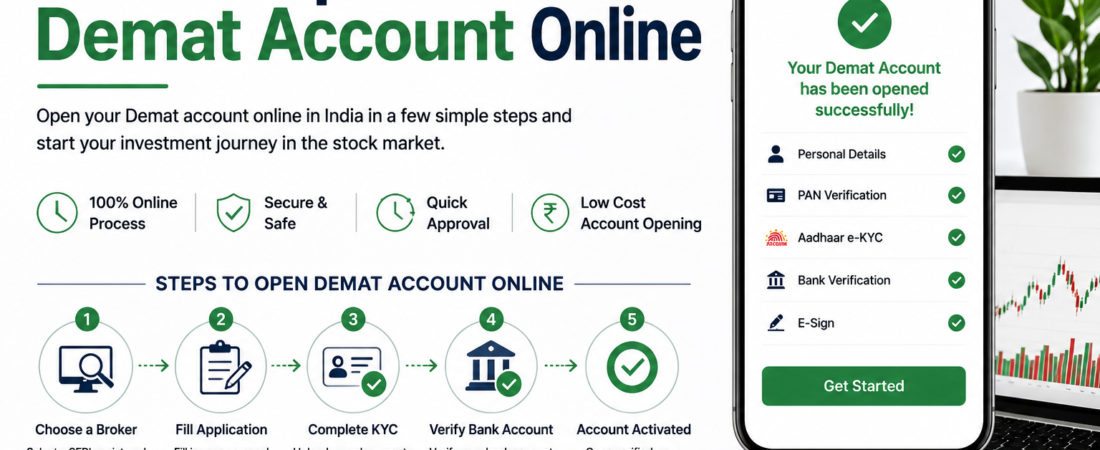How to Open Demat Account Online (2026): Step-by-Step Guide